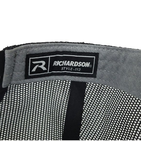 Richardson Car Credit Mesh Snapback Cap Trucker Baseball Hat Gray - Picture 12 of 12